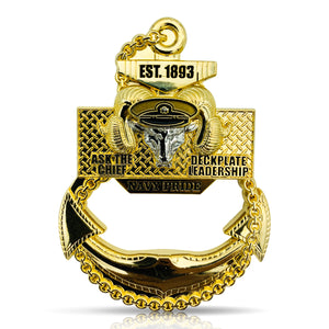 Navy Chief Coin (Bottle Opener) Navy Pride